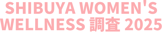 SHIBUYA WOMEN'S WELLNESS 調査 2025