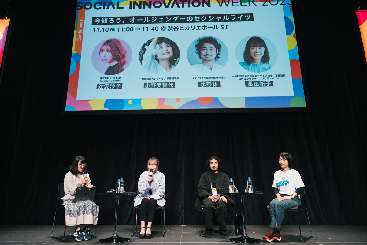 ソーシャルイノベーションの祭典「SOCIAL INNOVATION WEEK 2023」にてブースやカンファレンスプログラムを通してセクシュアルライツやウェルネスアクションを啓発